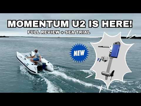 Video thumbnail: The Momentum U2 is HERE! Full Review & Sea Trial (2.5kW / 5HP Electric Outboard) by EMO Electric