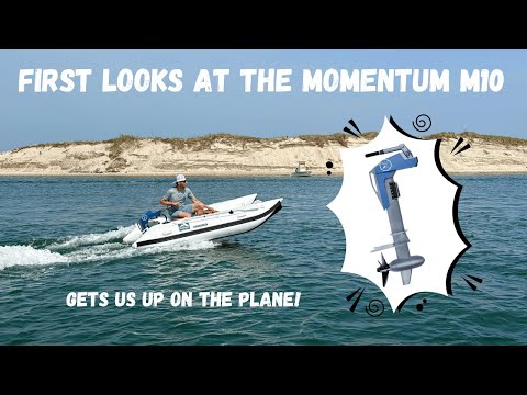 Video thumbnail: A PLANING Electric Outboard?! Testing out the Momentum M10 by EMO Electric
